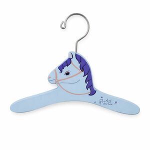 1 Children’s Wooden Clothes Hangers 1983 Pet Mates Alezander Asquine HORSE